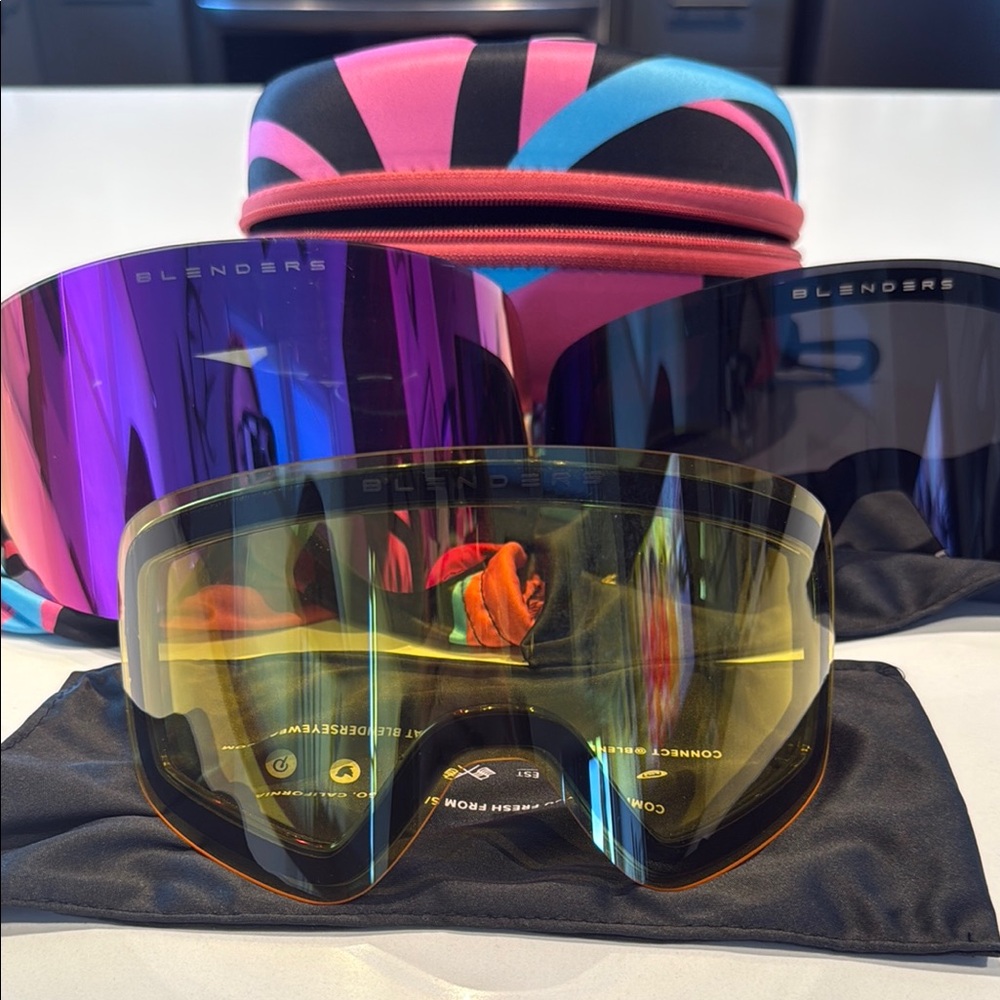 Blenders Ski Goggles with Interchangeable Lenses